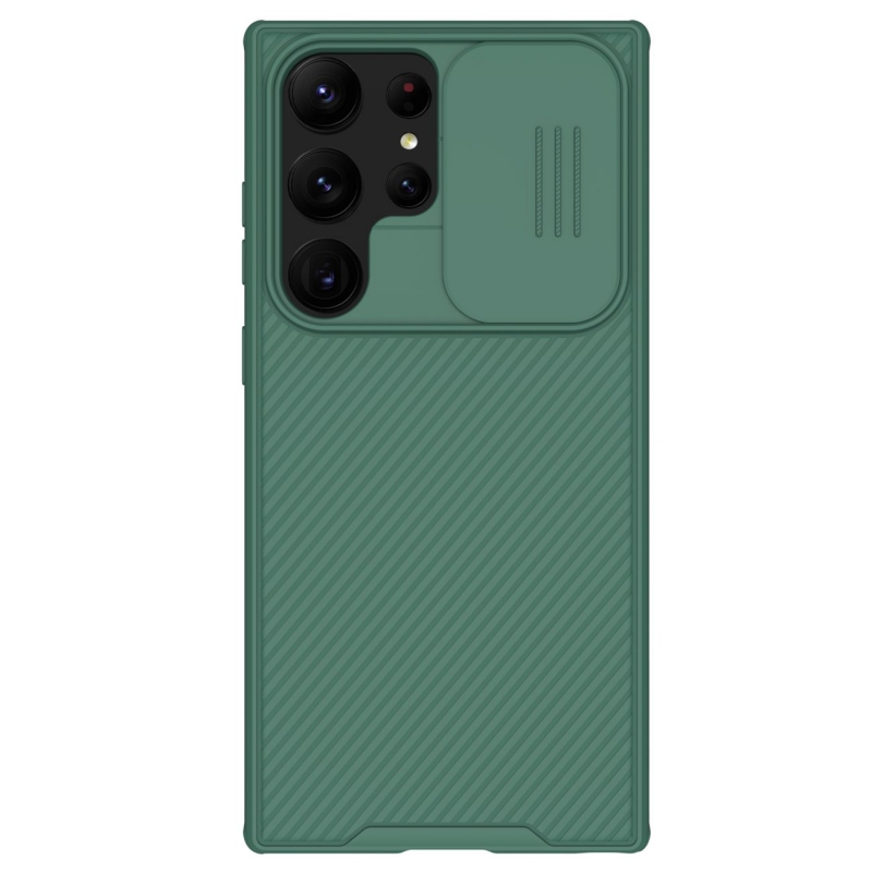 Nillkin CamShield Pro Case pro Samsung Galaxy S23 Ultra kryt s krytem fotoaparátu zelený