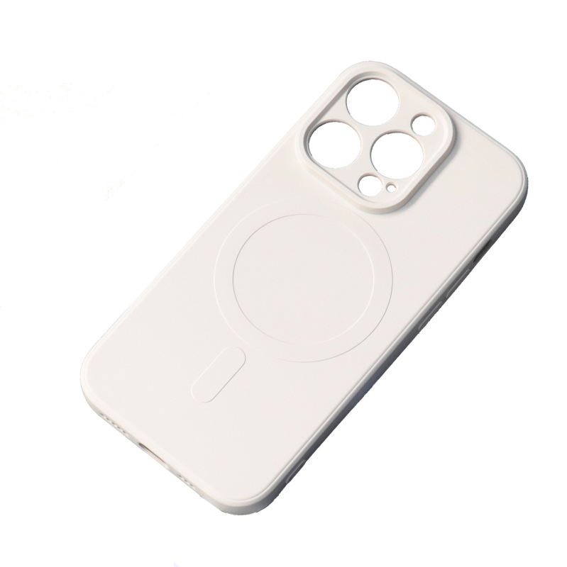 iPhone 14 Pro silikonové pouzdro Magsafe - béžové