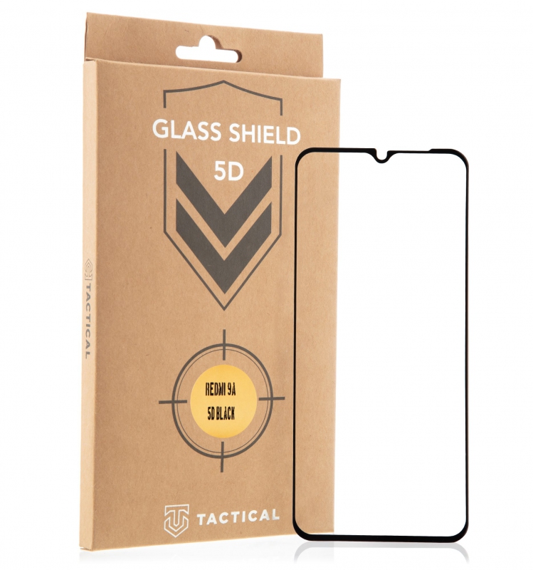 Tactical Glass Shield 5D pro Xiaomi Redmi 9A Black