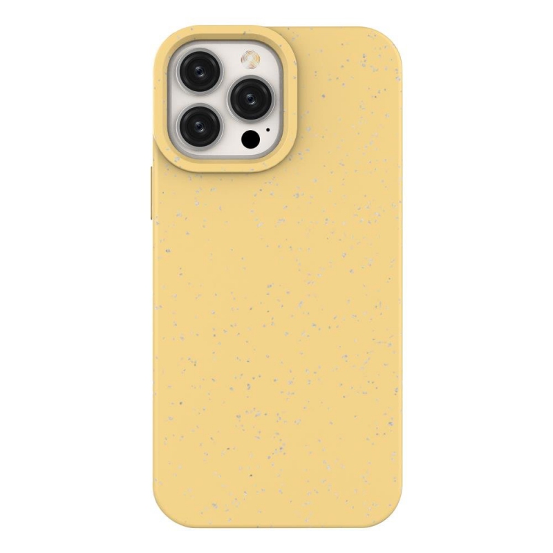 Eco Case Case for iPhone 13 Silicone Cover Phone Cover Yellow