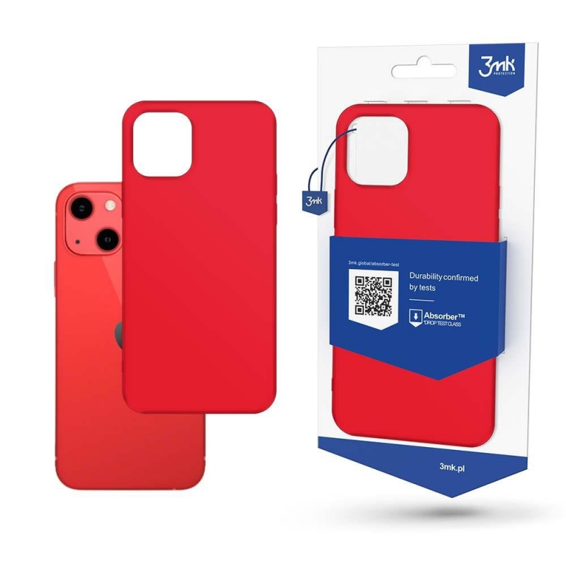 Pouzdro pro iPhone 13 mini série 3mk Matt Case - červené