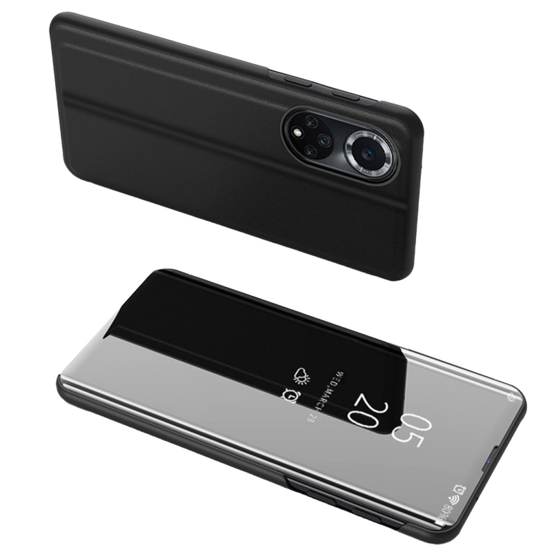 Pouzdro Clear View Case pro Huawei nova 9 flip cover black