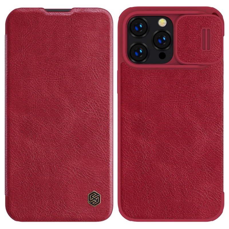 Nillkin Qin Pro Leather Case iPhone 14 Pro 6.1 2022 Red