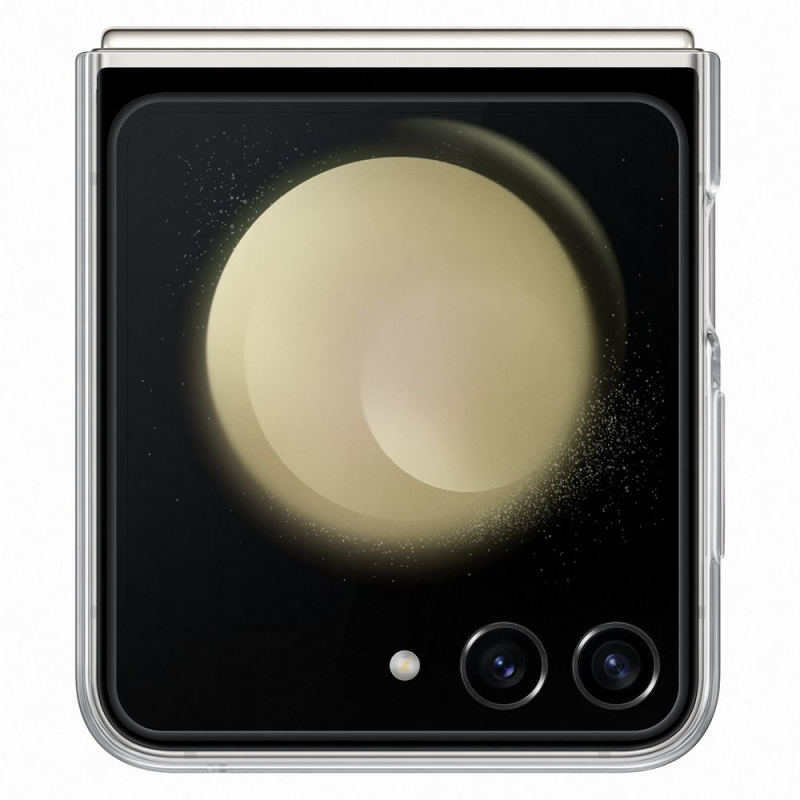 Silikonové pouzdro FlipSuit pro Samsung Galaxy Z Flip 5 - průhledné