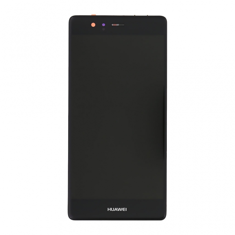 Huawei  P9 LCD Display + Dotyková Deska + Přední Kryt Black