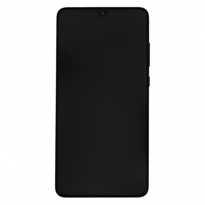 Huawei Mate 20 LCD Display + Dotyková Deska + Přední Kryt Black (Service Pack)