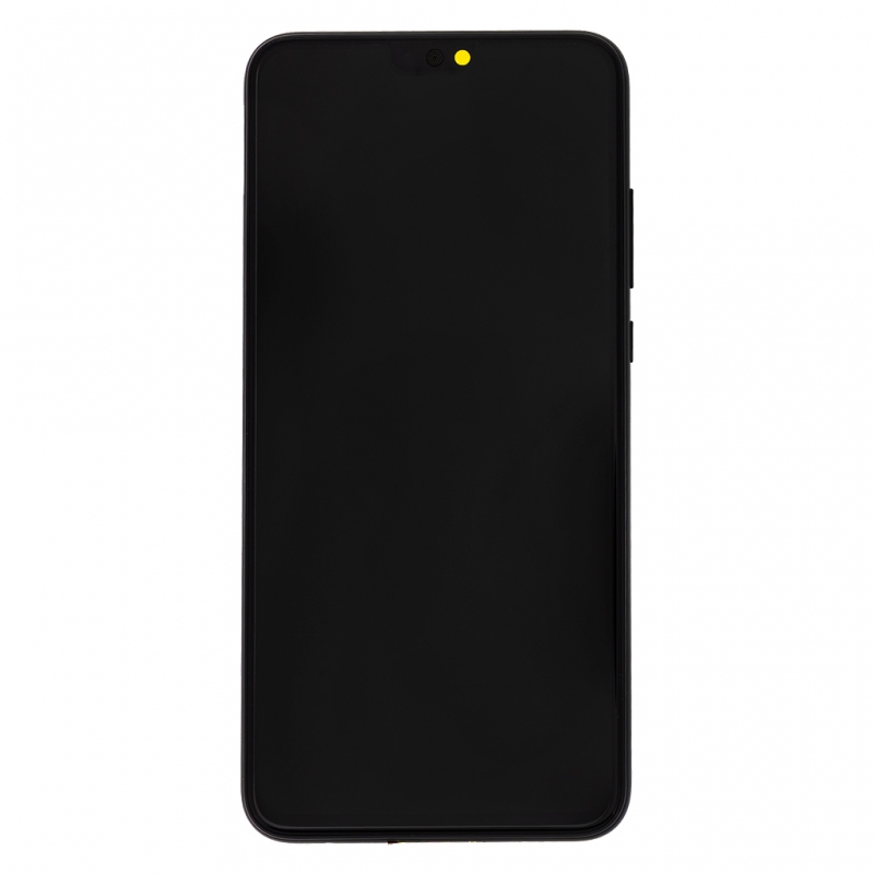 Honor 8X LCD Display + Dotyková Deska + Přední Kryt Black (Service Pack)