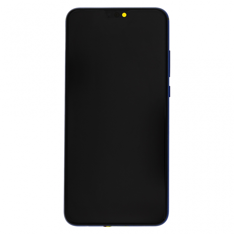 Honor 8X LCD Display + Dotyková Deska + Přední Kryt Blue (Service Pack)