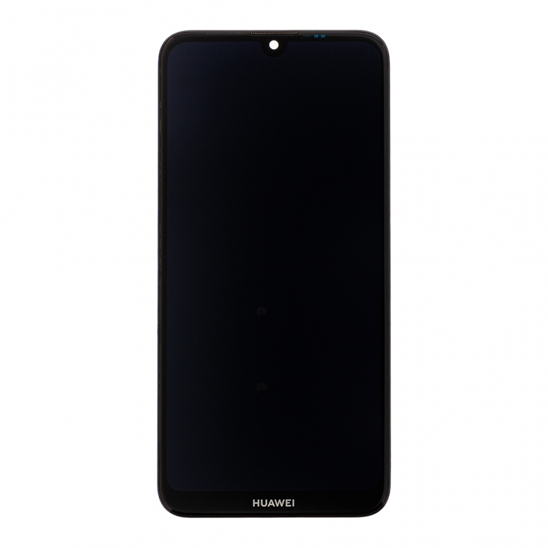 Huawei  Y7 2019 3+32GB LCD Display + Dotyková Deska + Přední Kryt Black