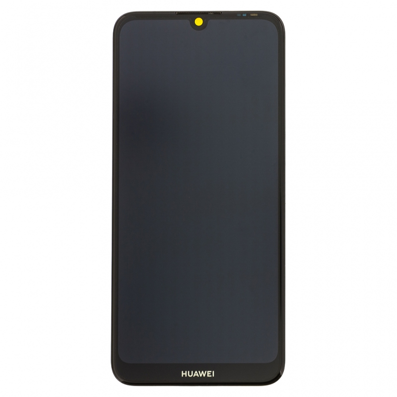 Huawei Y6 2019 LCD Display + Dotyková Deska + Přední Kryt Black (Service Pack)