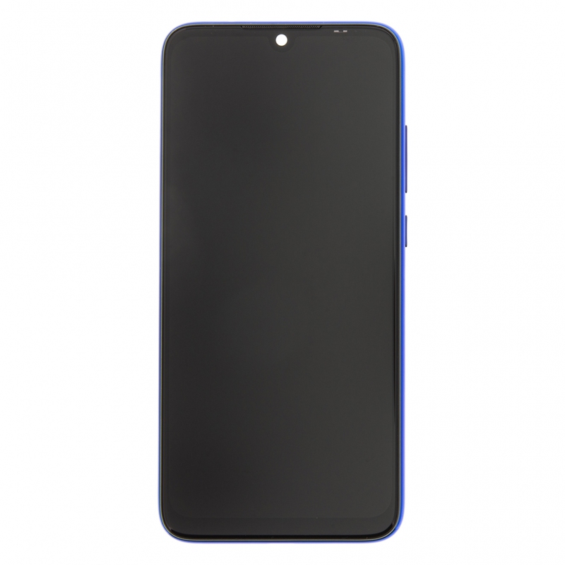 LCD Display + Dotyková Deska + Přední Kryt pro Xiaomi Redmi Note 7 Blue (Service Pack)