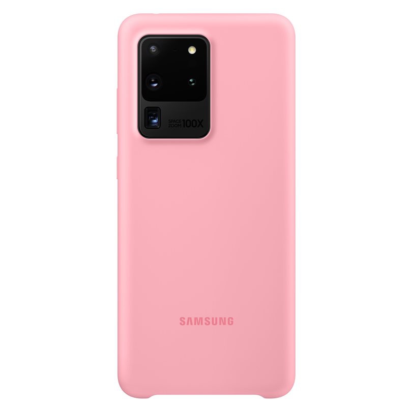 Samsung Silikonový Kryt pro Galaxy S20 Ultra Pink (EF-PG988TPE)
