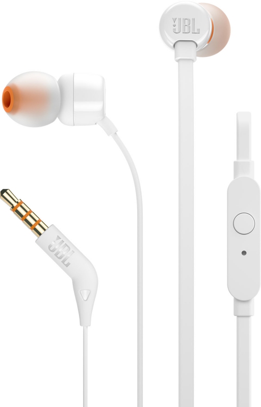 JBL T110 In-Ear Headset 3, 5mm White