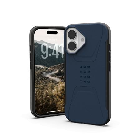UAG Civilian MagSafe case for iPhone 17 - navy blue