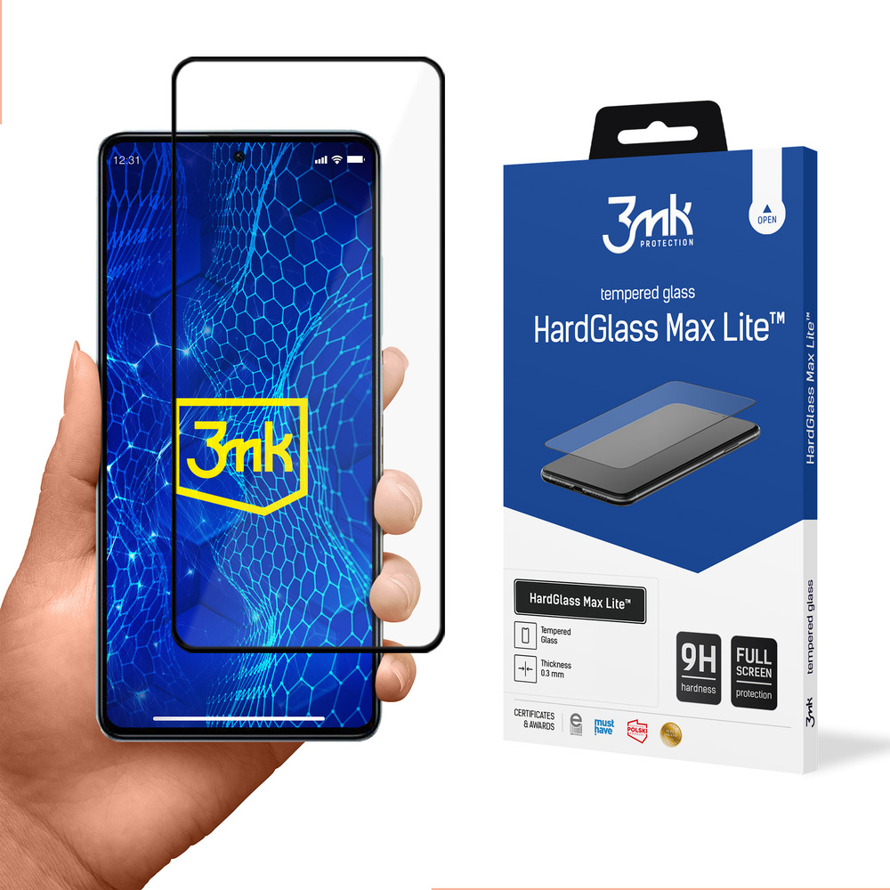 9H 3mk HardGlass Max Lite™ Glass for Redmi Note 12 5G