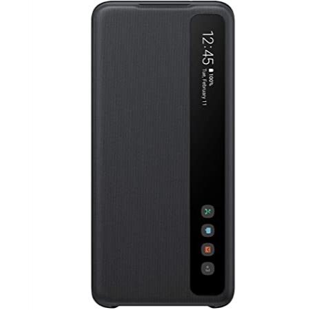 Samsung Clear S-View Pouzdro pro Galaxy S20+ Black (EF-ZG985CBE)