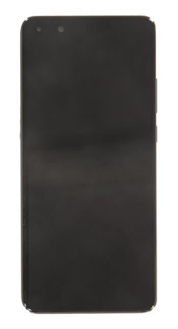 Huawei P40 Pro LCD Display + Dotyková Deska + Přední Kryt Midnight Black (Service Pack)