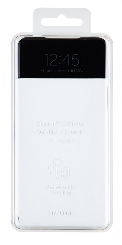 Samsung S-View Pouzdro pro Galaxy A52 White (EF-EA525PWE)