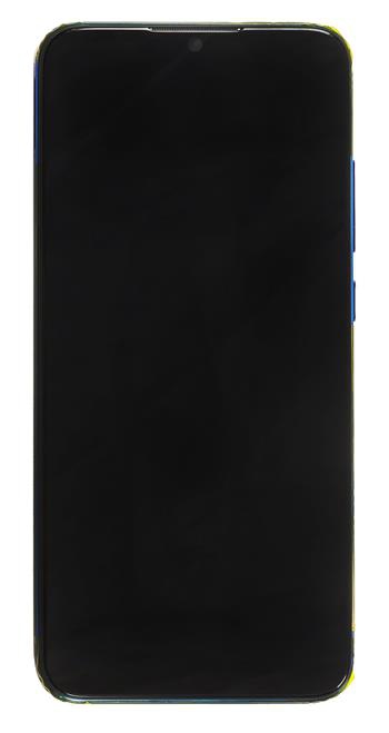LCD Display + Dotyková Deska + Přední Kryt pro Xiaomi Mi A3 Blue (Service Pack)