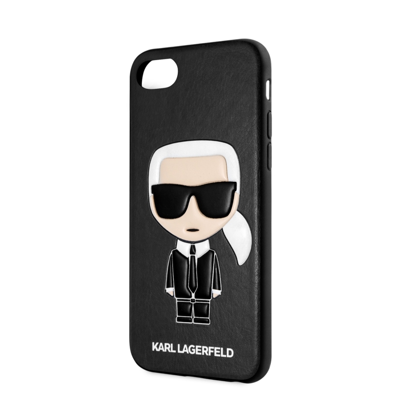 Karl Lagerfeld Full Body Iconic Kryt pro iPhone 8/SE2020 Black (KLHCI8IKPUBK)