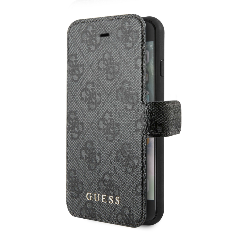 Guess 4G Pouzdro pro iPhone 7/8/SE2020 Grey (GUFLBKSI84GG)