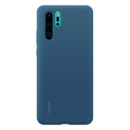 Huawei Original Silicone Pouzdro Blue pro Huawei P30 Pro