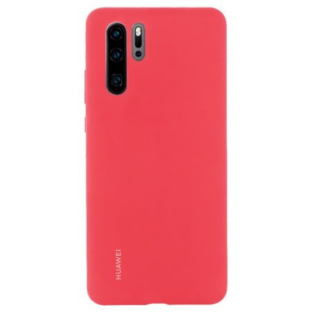 Huawei Original Silicone Pouzdro Red pro Huawei P30 Pro