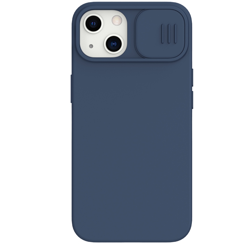 Nillkin CamShield Silky Silikonový Kryt pro iPhone 13 Blue