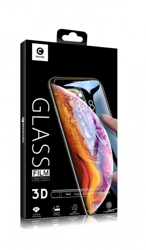 Mocolo 5D Tvrzené Sklo Black AntiBlue pro iPhone XS Max