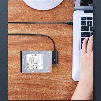 Ugreen adapter 2.5 ´´ SATA III 3.0 HDD SSD - USB 3.2 Gen 1 (SuperSpeed USB 5 Gbps) black (70609 CM321)