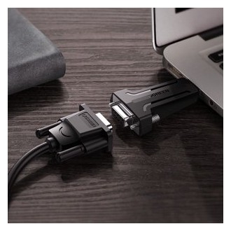 Ugreen adapter converter DB9 RS-232 - USB black (80111 CM326)