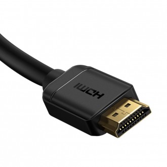 Baseus cable HDMI 2.0 cable 4K 60 Hz 3D HDR 18 Gbps 1 m black (CAKGQ-A01)