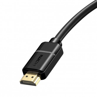Kabel Baseus HDMI 2.0 4K 60 Hz 3D HDR 18 Gb/s 3 m černý (CAKGQ-C01)