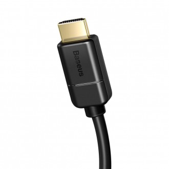 Kabel Baseus HDMI 2.0 4K 60 Hz 3D HDR 18 Gb/s 3 m černý (CAKGQ-C01)