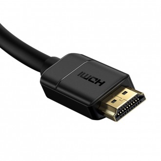 Kabel Baseus HDMI 2.0 4K 60 Hz 3D HDR 18 Gb/s 3 m černý (CAKGQ-C01)