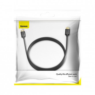 Kabel Baseus HDMI 2.0 4K 60 Hz 3D HDR 18 Gb/s 3 m černý (CAKGQ-C01)