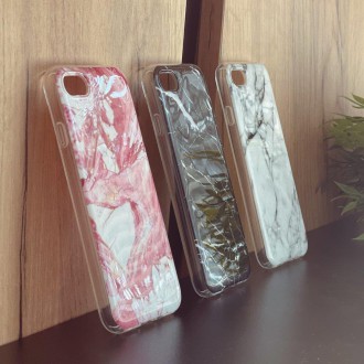 Wozinsky Marble TPU case cover for Xiaomi Mi 10 Lite white