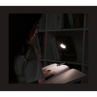 Baseus mini LED reading lamp with clip gray (DGRAD-0G)