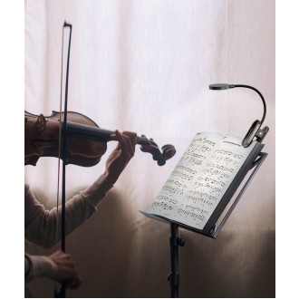 Baseus mini LED reading lamp with clip gray (DGRAD-0G)
