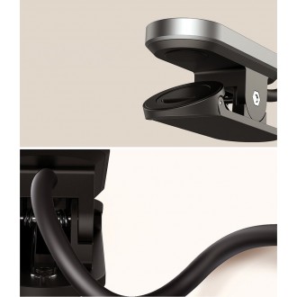Baseus mini LED reading lamp with clip gray (DGRAD-0G)