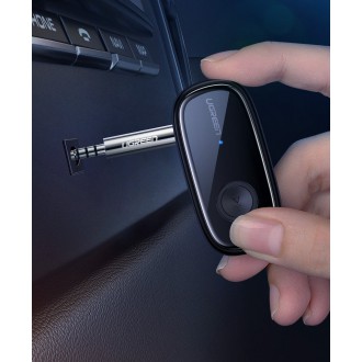 Ugreen Bluetooth 5.0 audio receiver AUX aptX, aptX LL mini headphone jack black (70304)