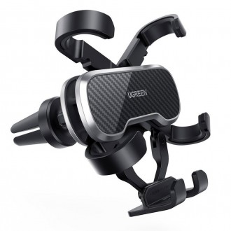 [ON RETURN] Ugreen gravity car phone holder black (80539)