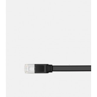 Ugreen flat cable internet network cable ethernet patchcord rj45 cat 6 utp 1000mbps 2m black (50185)