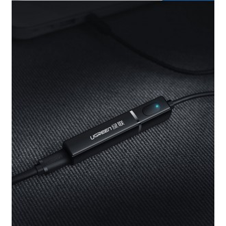 Ugreen Bluetooth 5.0 transmitter wireless audio adapter 3.5 mm mini jack black (40761 CM107)