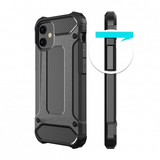 Hybrid Armor Case Tough Rugged Cover for iPhone 12 Pro / iPhone 12 black