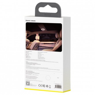 Baseus wireless magnetic LED car lamp black (CRYDD01-01)