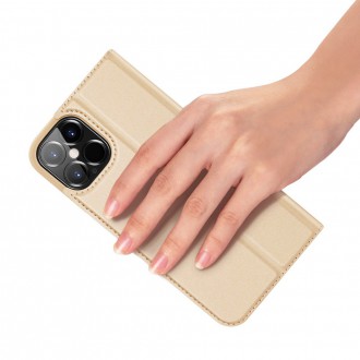 DUX DUCIS Skin Pro Bookcase type case for iPhone 12 Pro Max golden