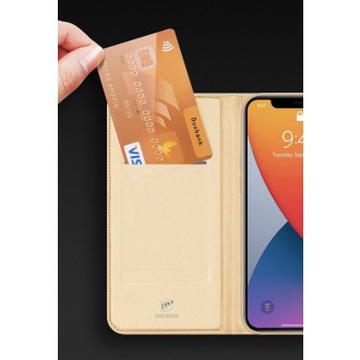 DUX DUCIS Skin Pro Bookcase type case for iPhone 12 Pro Max golden
