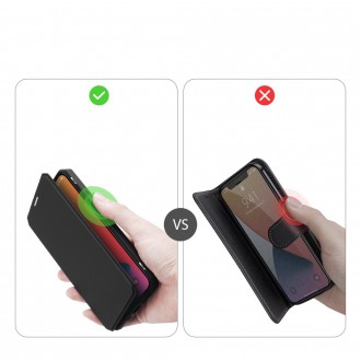 DUX DUCIS Skin X Bookcase type case for iPhone 12 Pro / iPhone 12 black