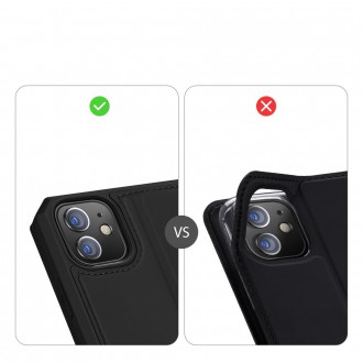 DUX DUCIS Skin X Bookcase type case for iPhone 12 Pro / iPhone 12 black